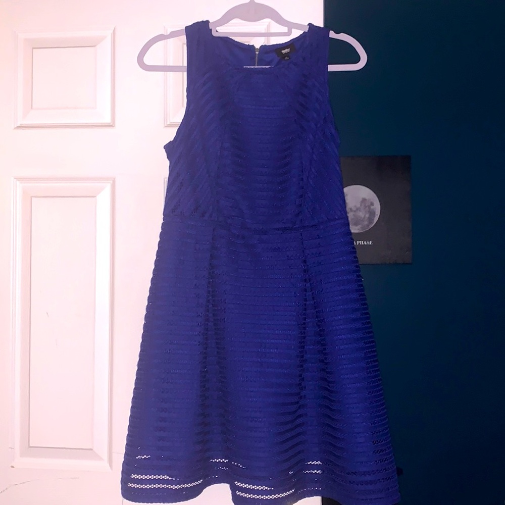 Royal Blue Fit and Flare Dress